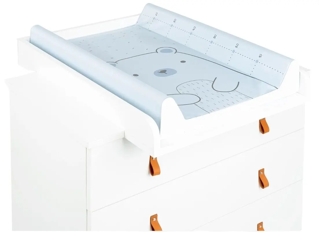 Saltea de infasat KikkaBoo Bear with me Hard 80x50 (Blue)