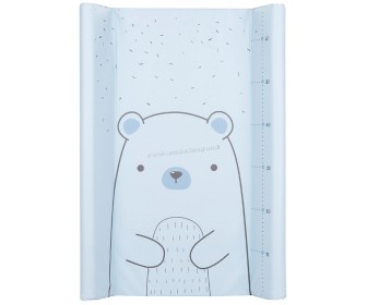 Saltea de infasat KikkaBoo Bear with me Hard 80x50 (Blue)