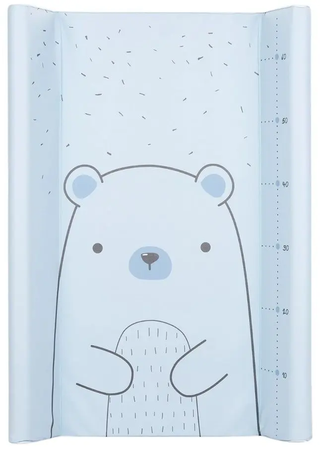 Saltea de infasat KikkaBoo Bear with me Hard 80x50 (Blue)