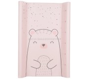 Saltea de infasat KikkaBoo Bear with me Hard 80x50 (Pink)