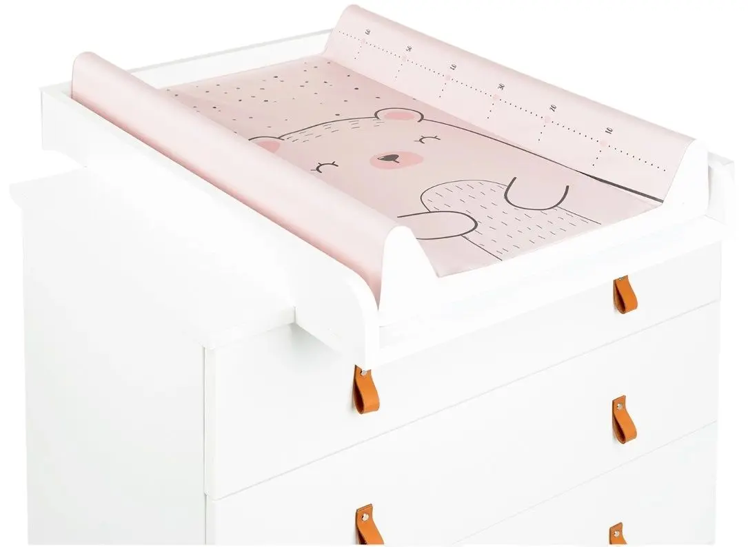 Saltea de infasat KikkaBoo Bear with me Hard 80x50 (Pink)