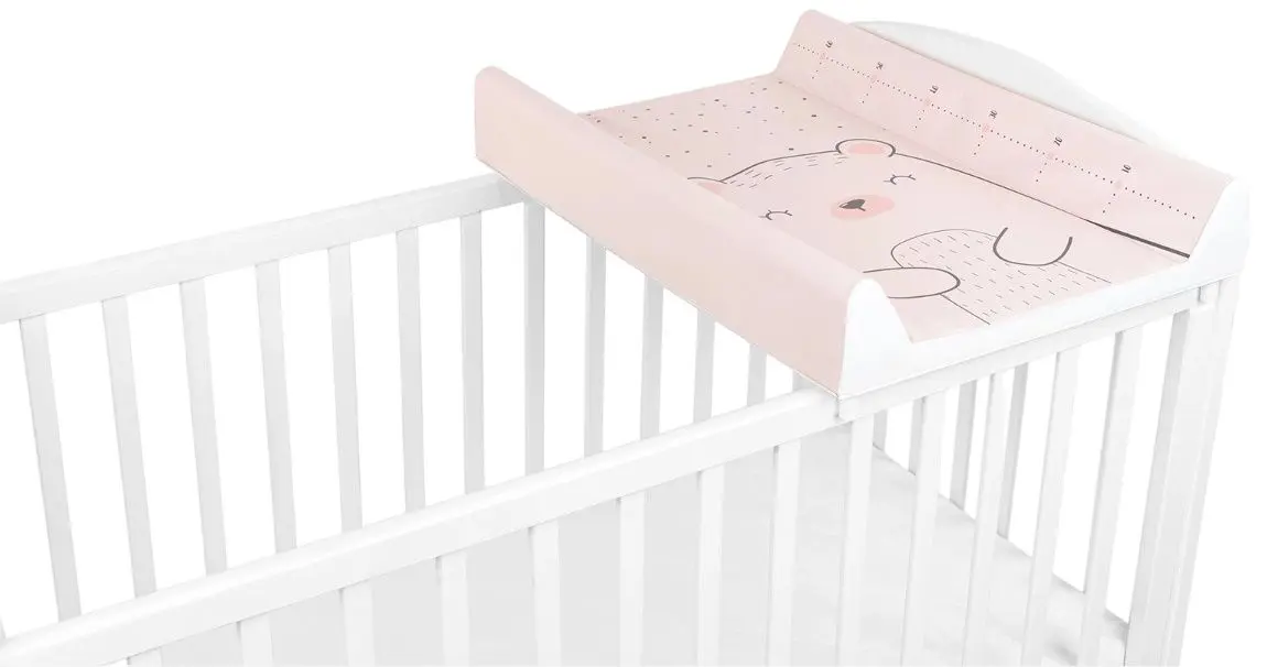 Saltea de infasat KikkaBoo Bear with me Hard 80x50 (Pink)