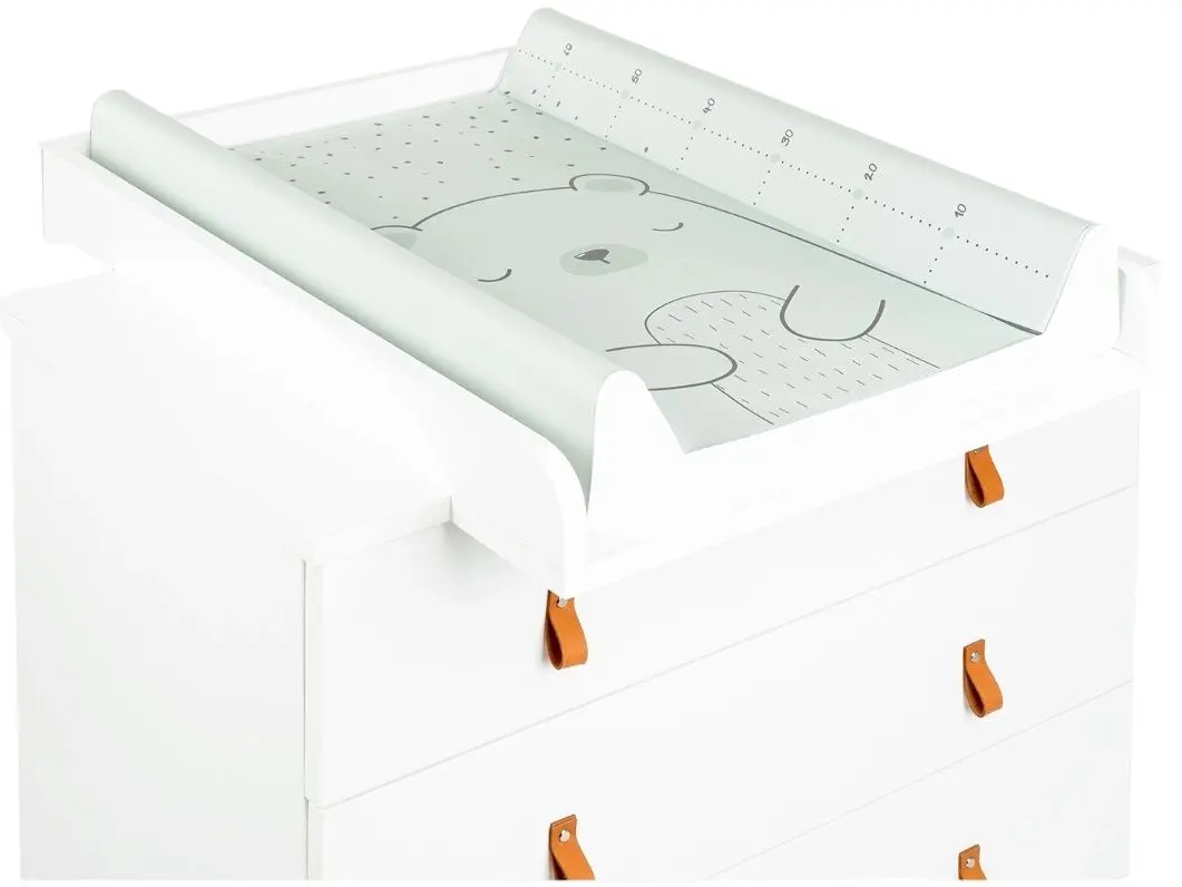 Saltea de infasat KikkaBoo Bear with me Soft 80x50 (Mint)