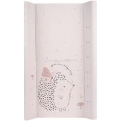 Saltea de infasat KikkaBoo Hedge-hugs Hard 80x50 (Pink)