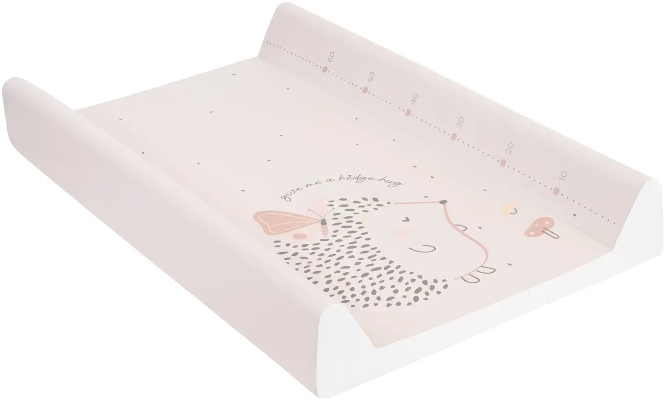 Saltea de infasat KikkaBoo Hedge-hugs Soft 70x50 (Pink)