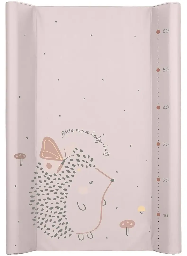 Saltea de infasat KikkaBoo Hedge-hugs Soft 70x50 (Pink)