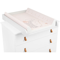 Saltea de infasat KikkaBoo Hedge-hugs Soft 80x50 (Pink) Thumb