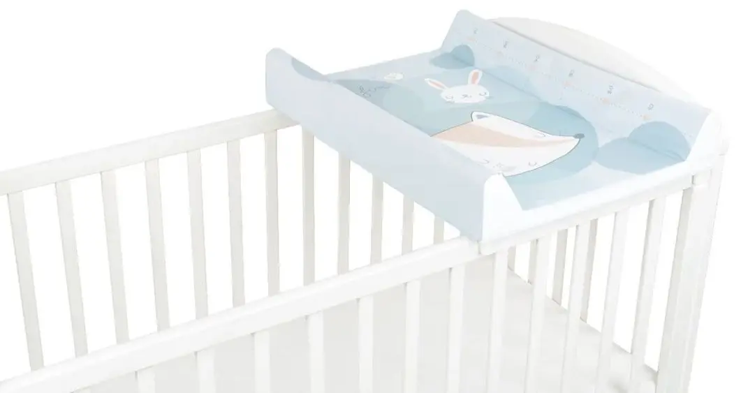 Saltea de infasat KikkaBoo Little Fox Hard 70x50 (Blue)