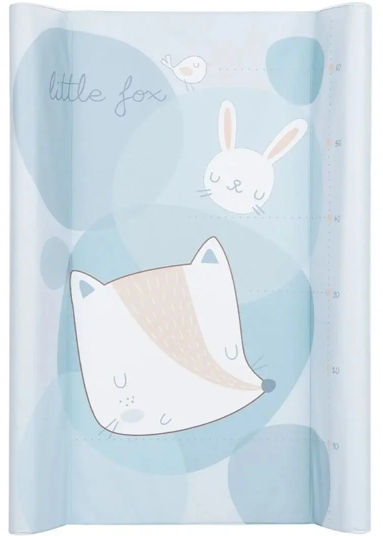 Saltea de infasat KikkaBoo Little Fox Hard 70x50 (Blue)