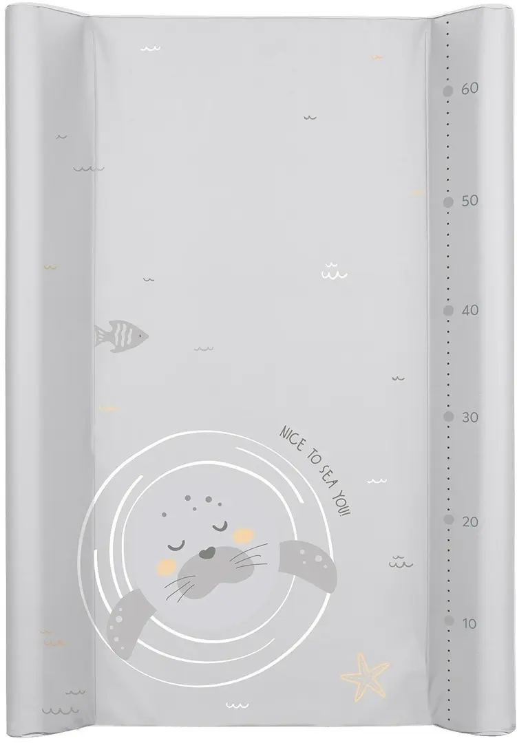 Saltea de infasat KikkaBoo Seally Me Hard 70x50 (Grey)