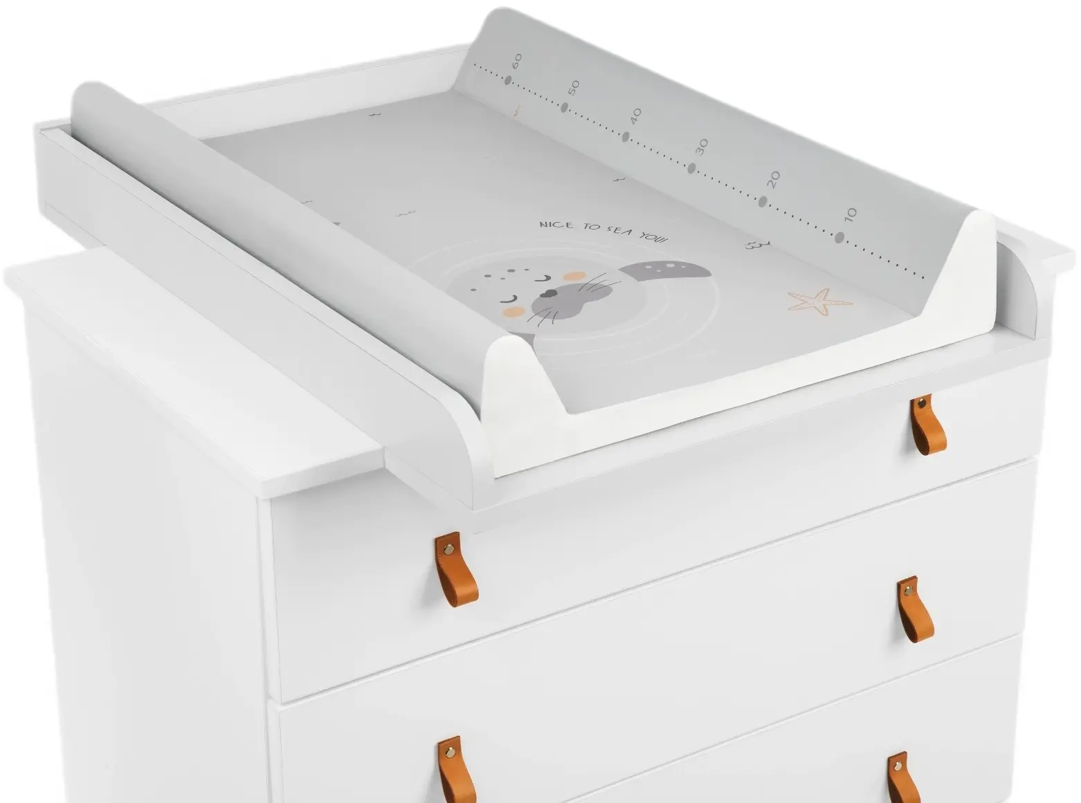 Saltea de infasat KikkaBoo Seally Me Hard 80x50 (Grey)