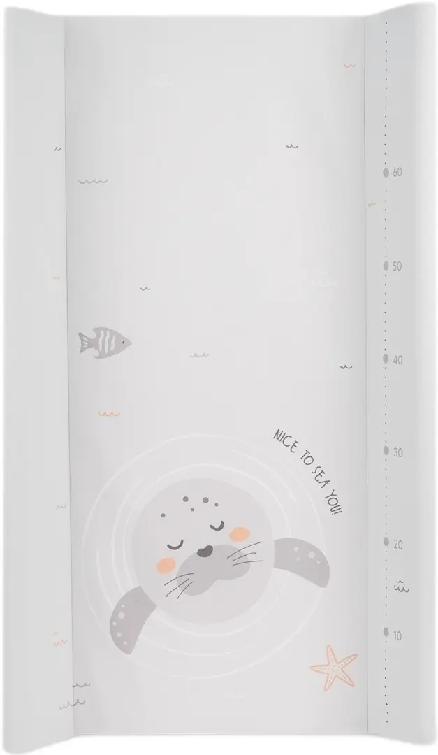 Saltea de infasat KikkaBoo Seally Me Hard 80x50 (Grey)