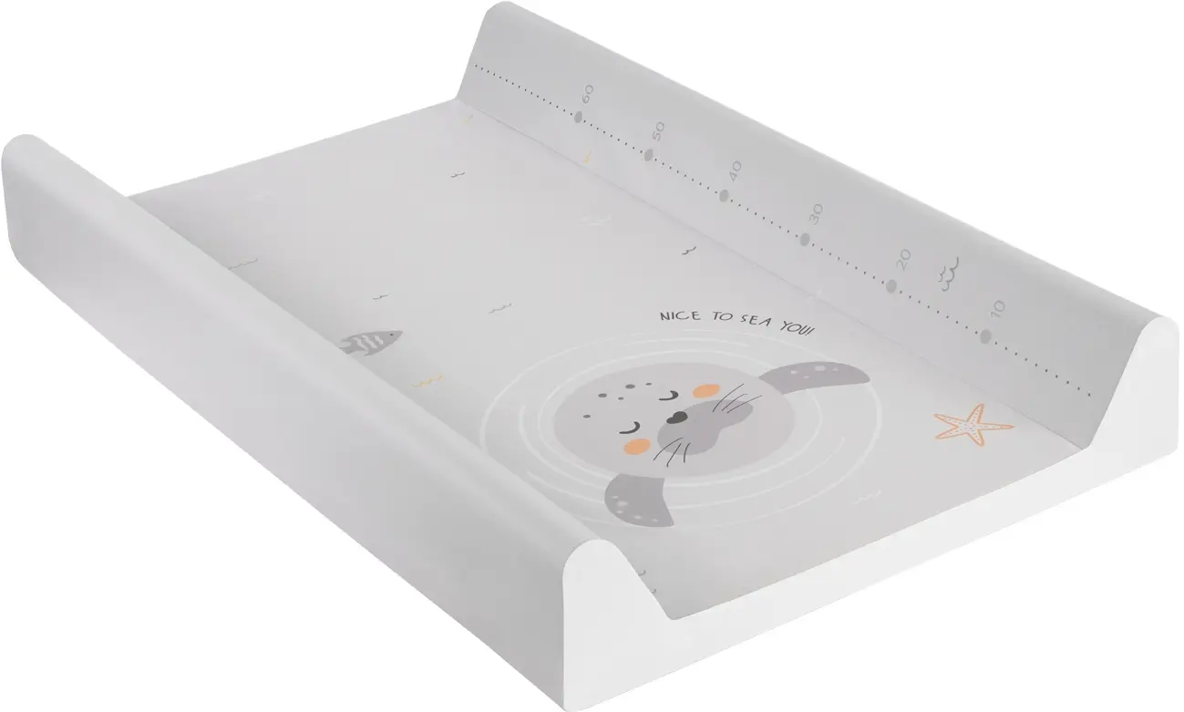 Saltea de infasat KikkaBoo Seally Me Soft 80x50 (Grey)