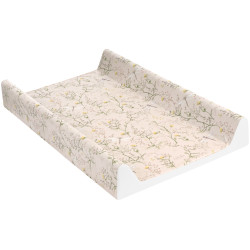 Saltea de infasat KikkaBoo Secret Garden Soft 80x50 (Beige) Thumb