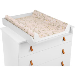 Saltea de infasat KikkaBoo Secret Garden Soft 80x50 (Beige) Thumb