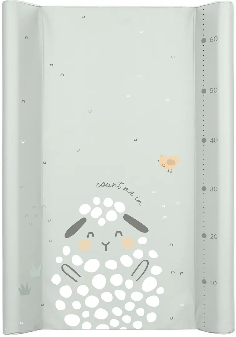 Пеленальник KikkaBoo Sleepy Sheep Hard 70x50 (Green)