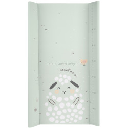 Saltea de infasat KikkaBoo Sleepy Sheep Hard 80x50 (Green)