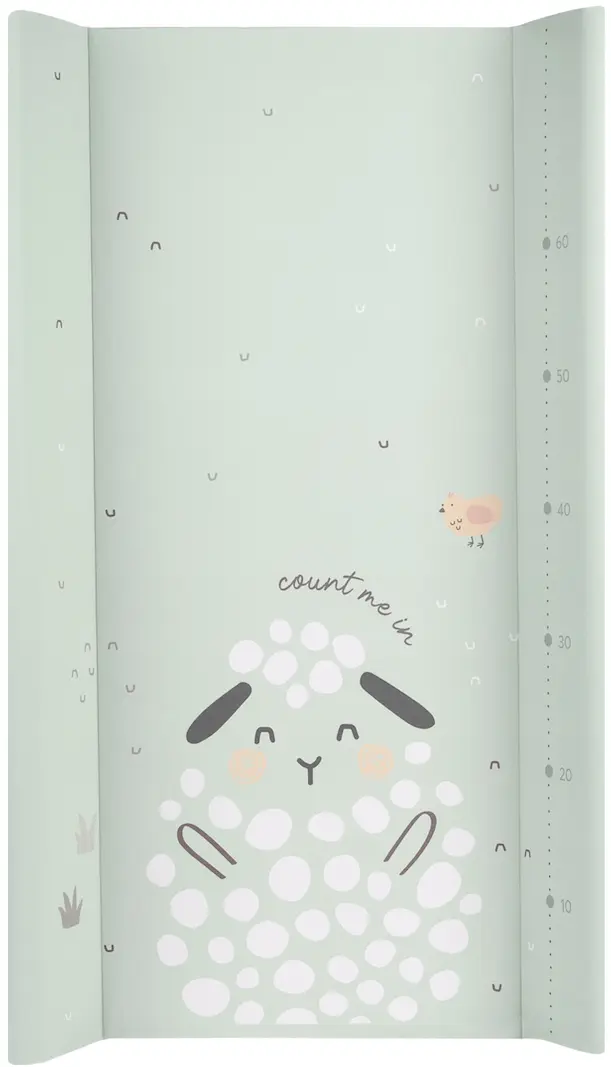 Saltea de infasat KikkaBoo Sleepy Sheep Hard 80x50 (Green)