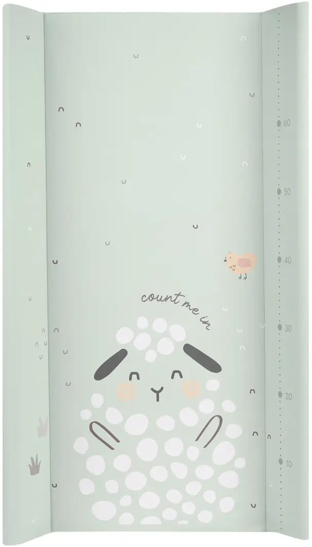 Saltea de infasat KikkaBoo Sleepy Sheep Soft 80x50 (Green)