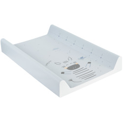 Saltea de infasat KikkaBoo Stripy Friends Soft 80x50 (Blue) Thumb