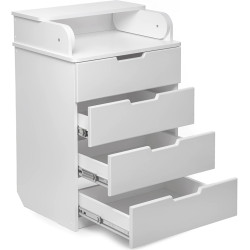 Пеленальный столик PernaMea HappyBaby 60x45x90 (White) Thumb