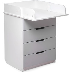 Masa de infasat PernaMea HappyBaby BY.107180 60x45x90 (Light Grey) Thumb