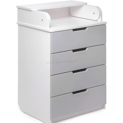 Masa de infasat PernaMea HappyBaby BY.107180 60x45x90 (Light Grey)