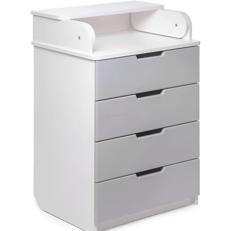 Comoda de infasat PernaMea HappyBaby BY.107180 60x45x90 (Light Grey)