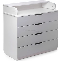 Masa de infasat PernaMea HappyBaby BY.107183 90x45x90 (Light Grey)