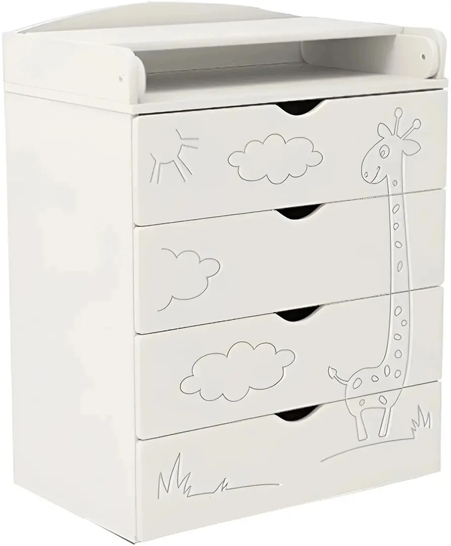 Masa de infasat PernaMea HappyBaby Girafa BY.117061 80x45x103 (White)