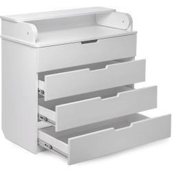 Masa de infasat PernaMea HappyBaby Standart BY.117058 80x45x92 (White) Thumb