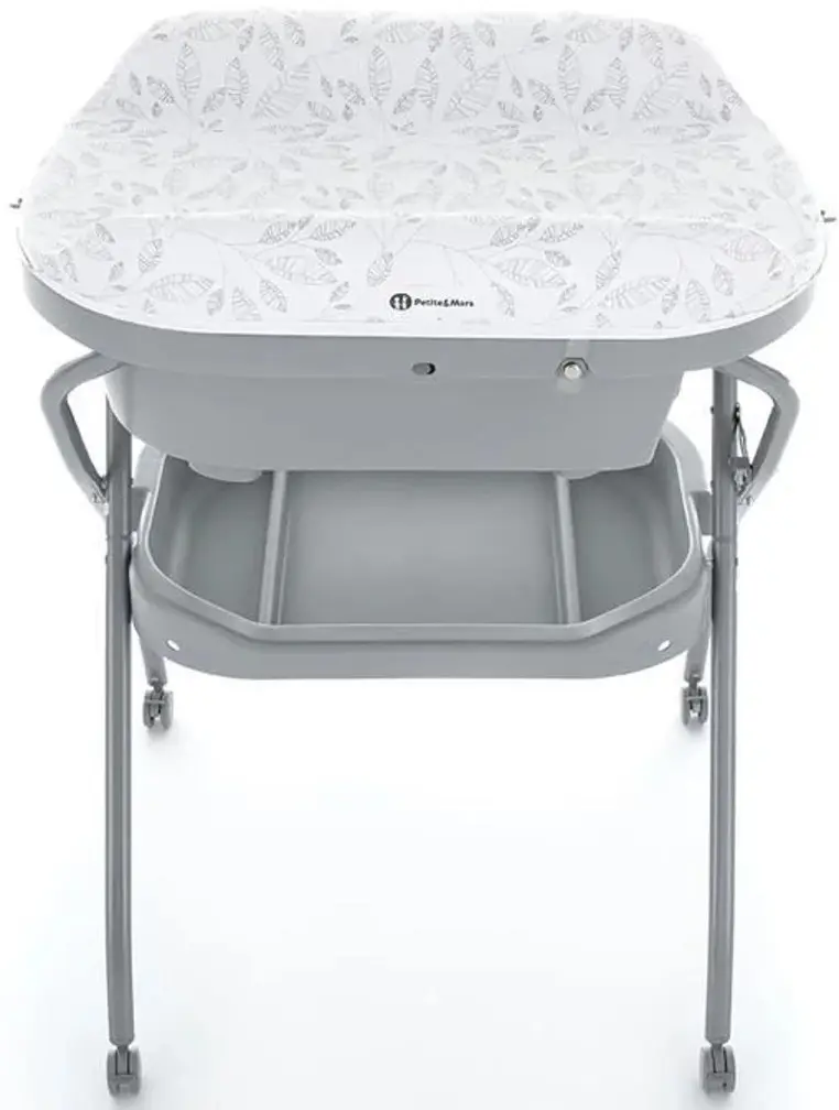 Пеленальный столик с ванночкой 3в1 Petite&Mars 771902 (Grey)