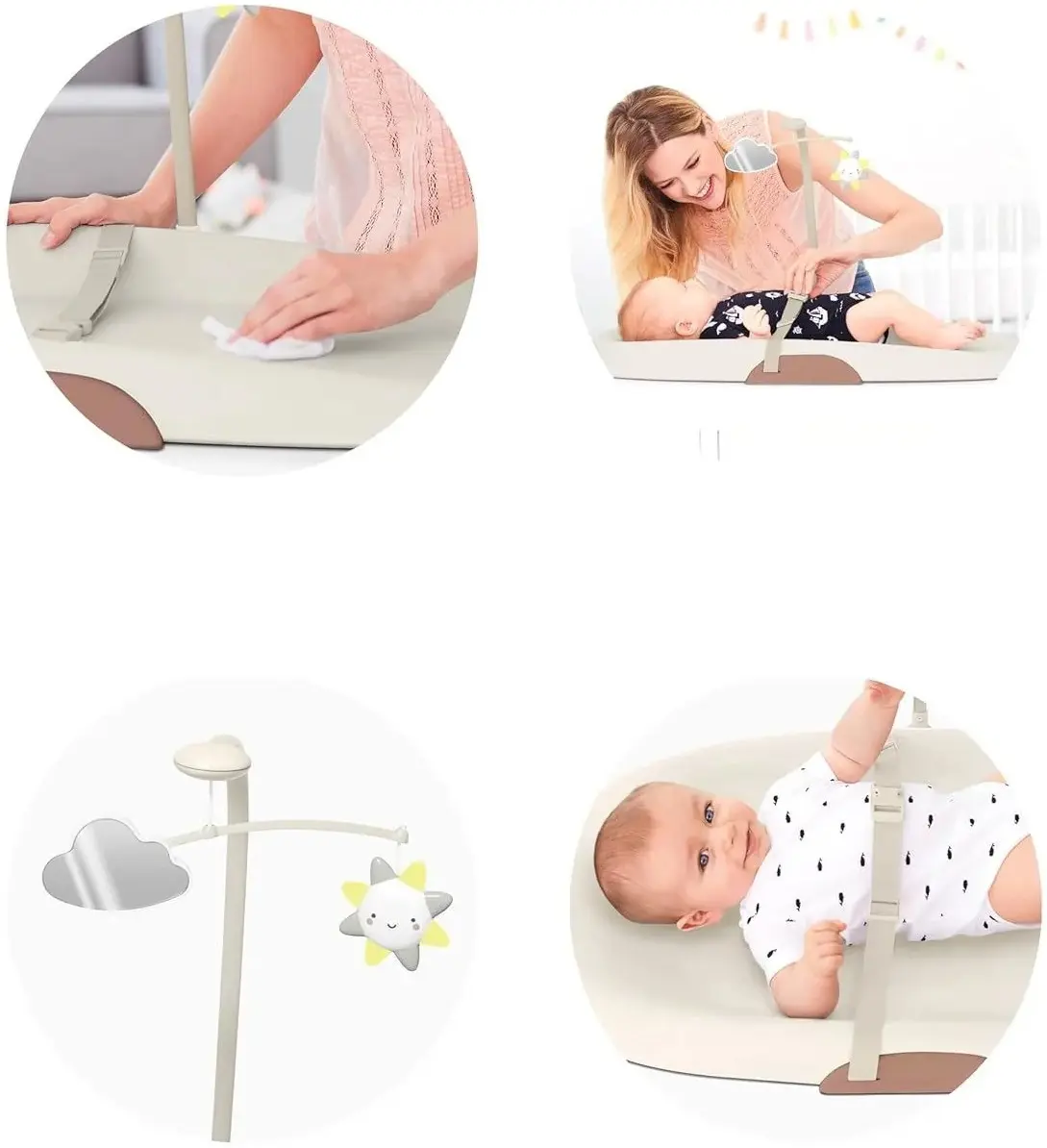 Пеленальник Skip Hop Nursery Style 80x46 (Oat) - 4