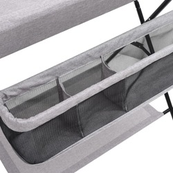 Masa de infasat VidaXL 10265 (Grey) Thumb