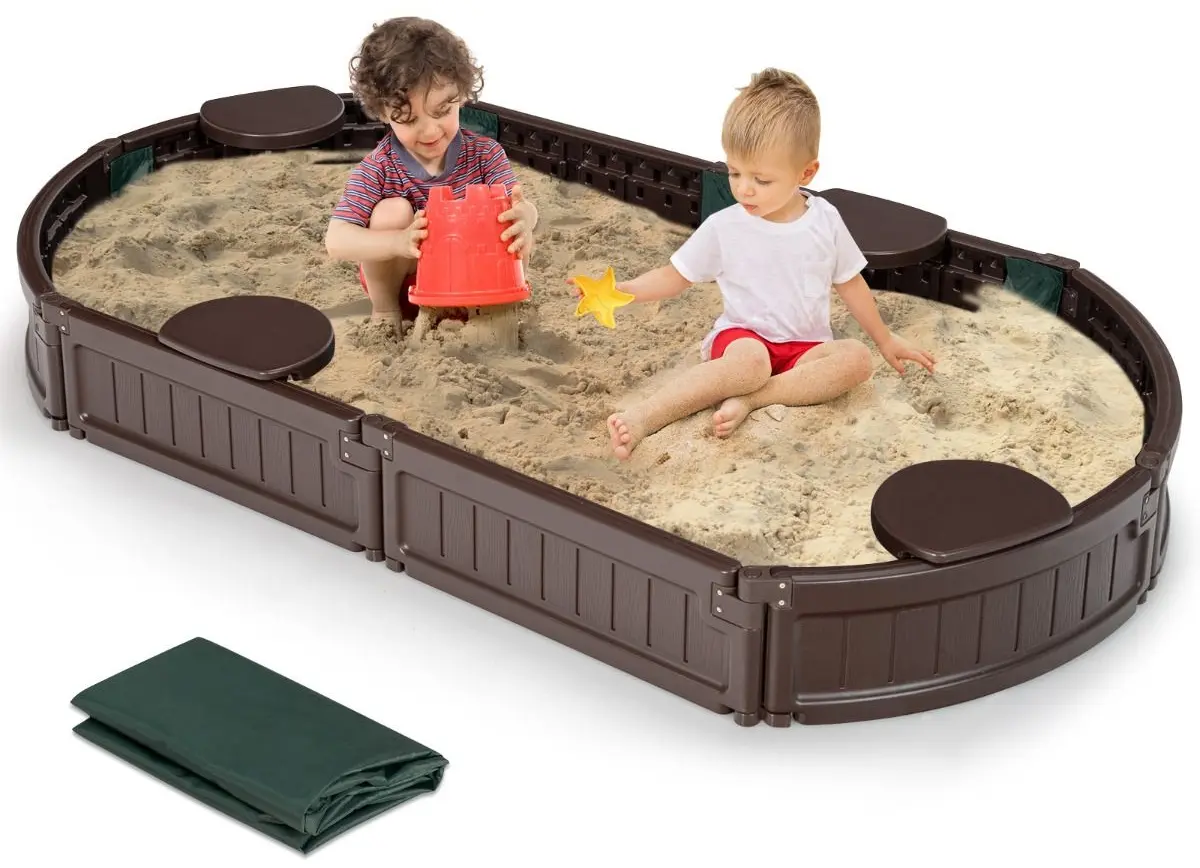 Nisipiera Costway NP10241BN (Brown) - 2