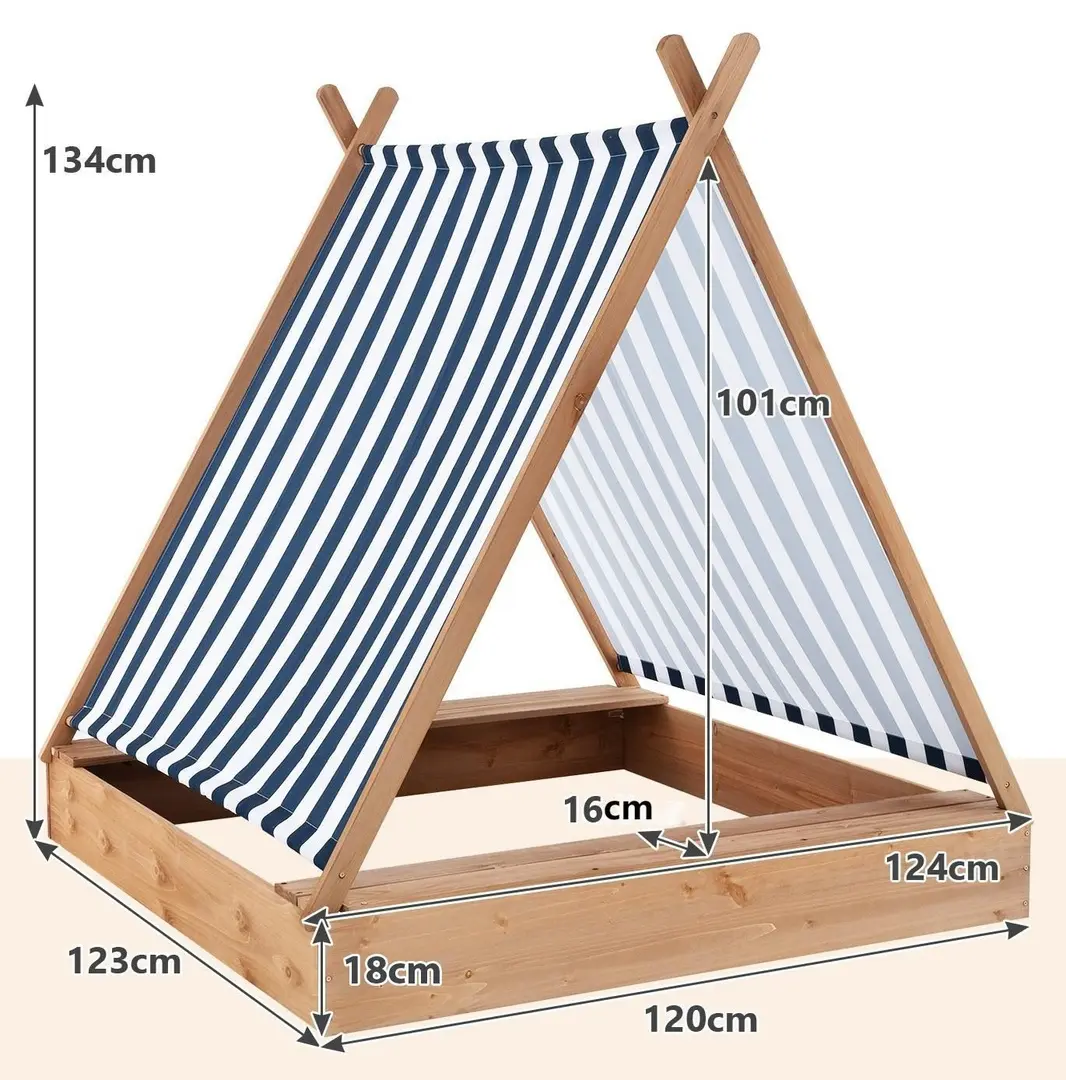 Песочница Costway NP11825 (Natural)