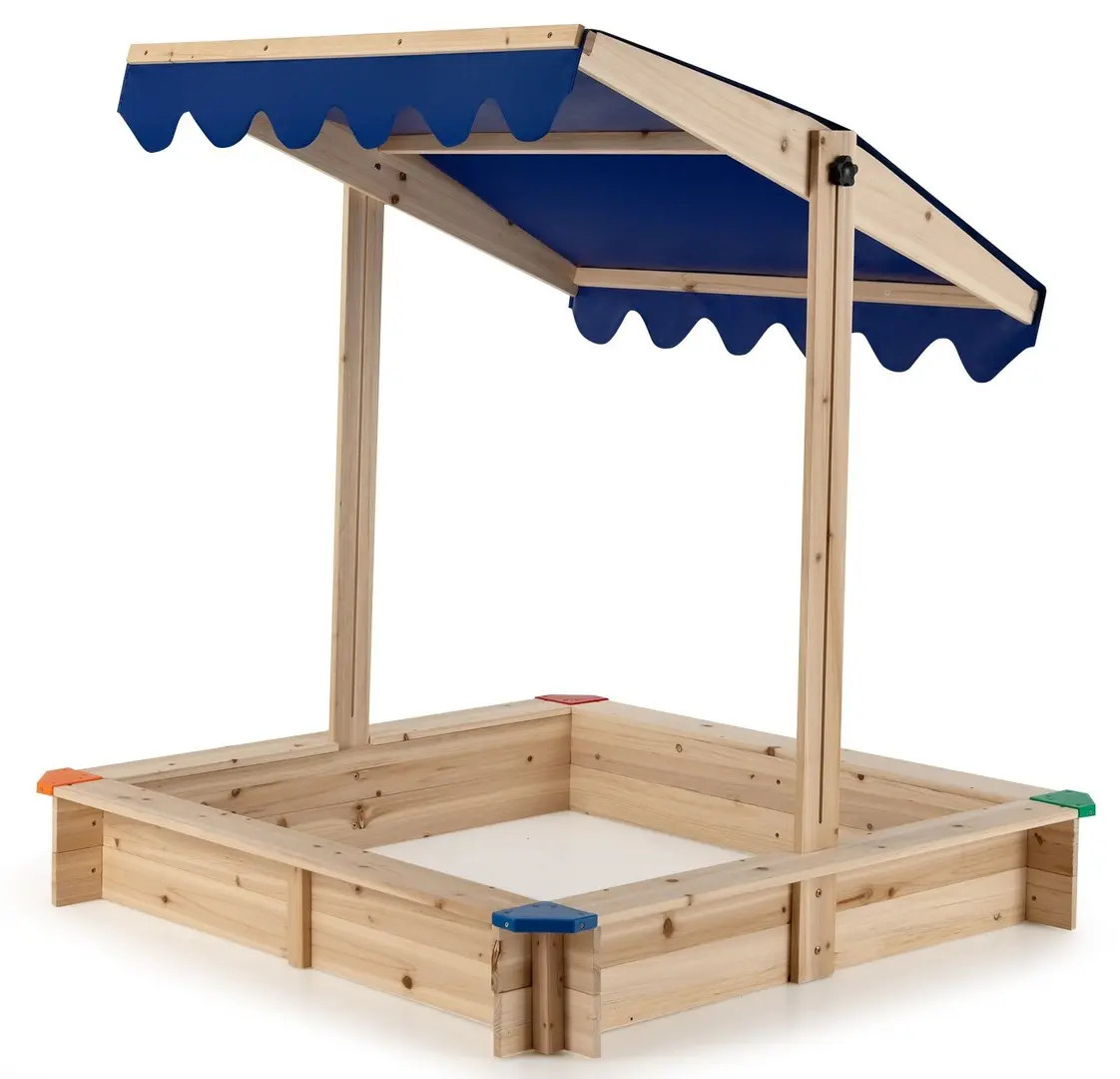 Песочница Costway TS10035 (Natural/Blue)