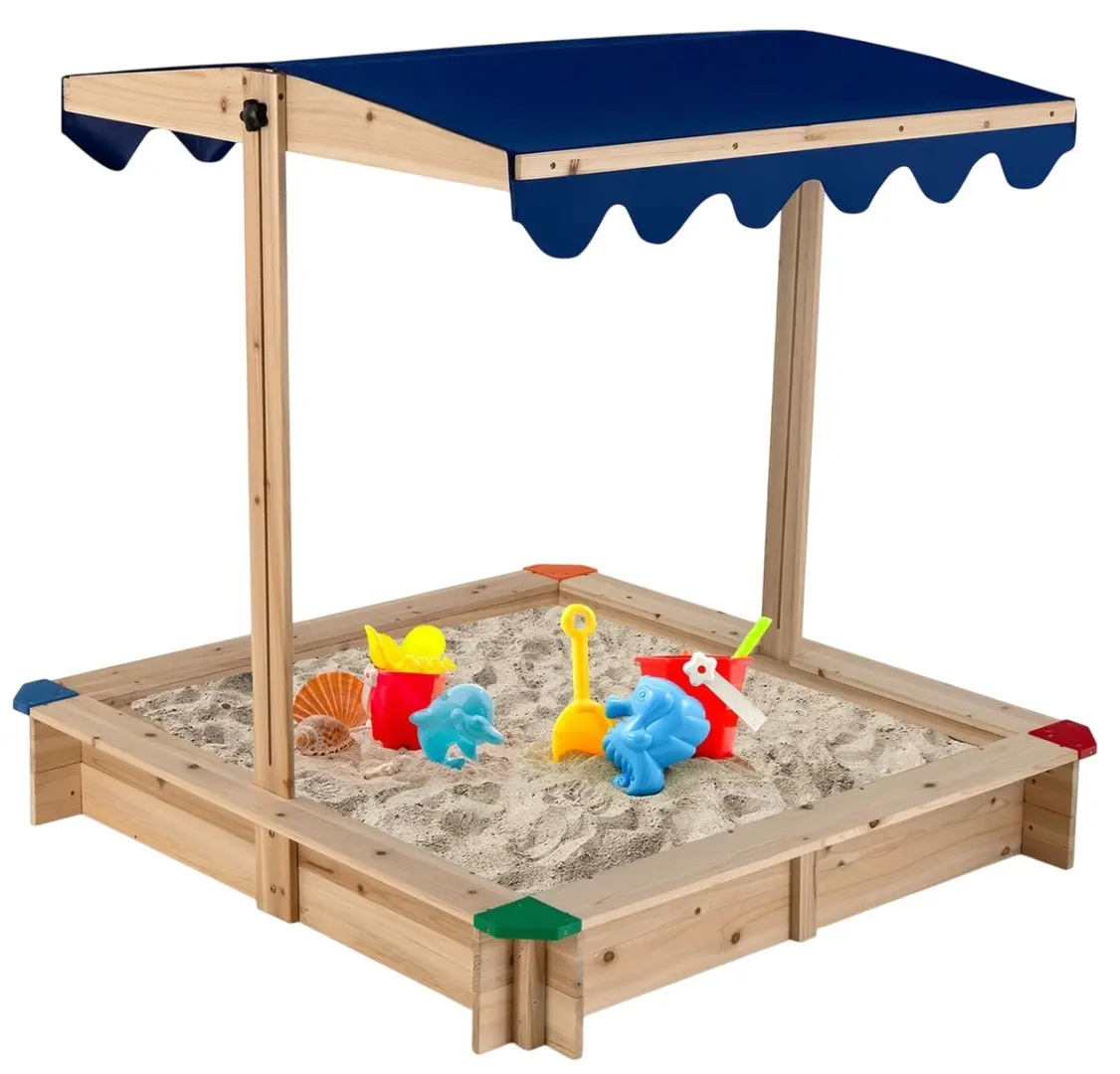 Песочница Costway TS10035 (Natural/Blue)
