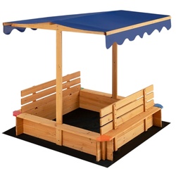 Песочница Costway TS10037 (Natural/Blue)