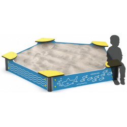 Песочница DastimArt 702 (Blue/Yellow) Thumb