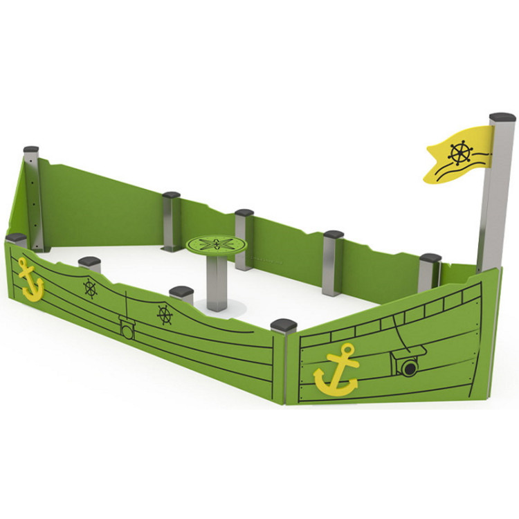 Песочница SMYard 718 (Green/Yellow)