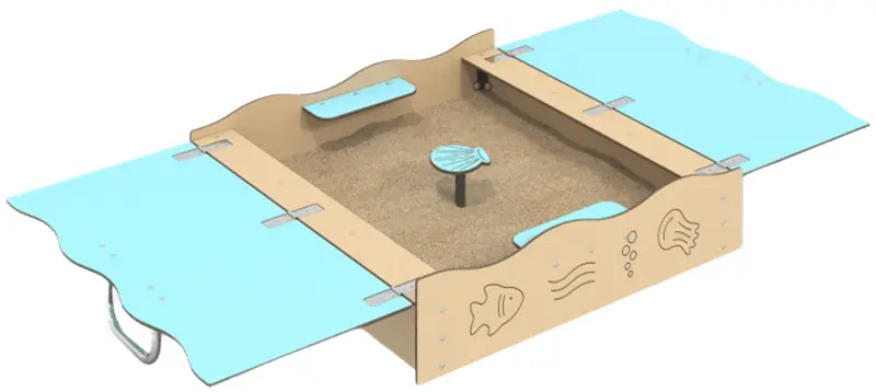 Песочница DastimArt Ocean 714 (Natural/Blue)