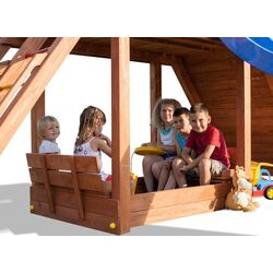 Nisipiera Fungoo Beach Module (Wood Teak) Thumb