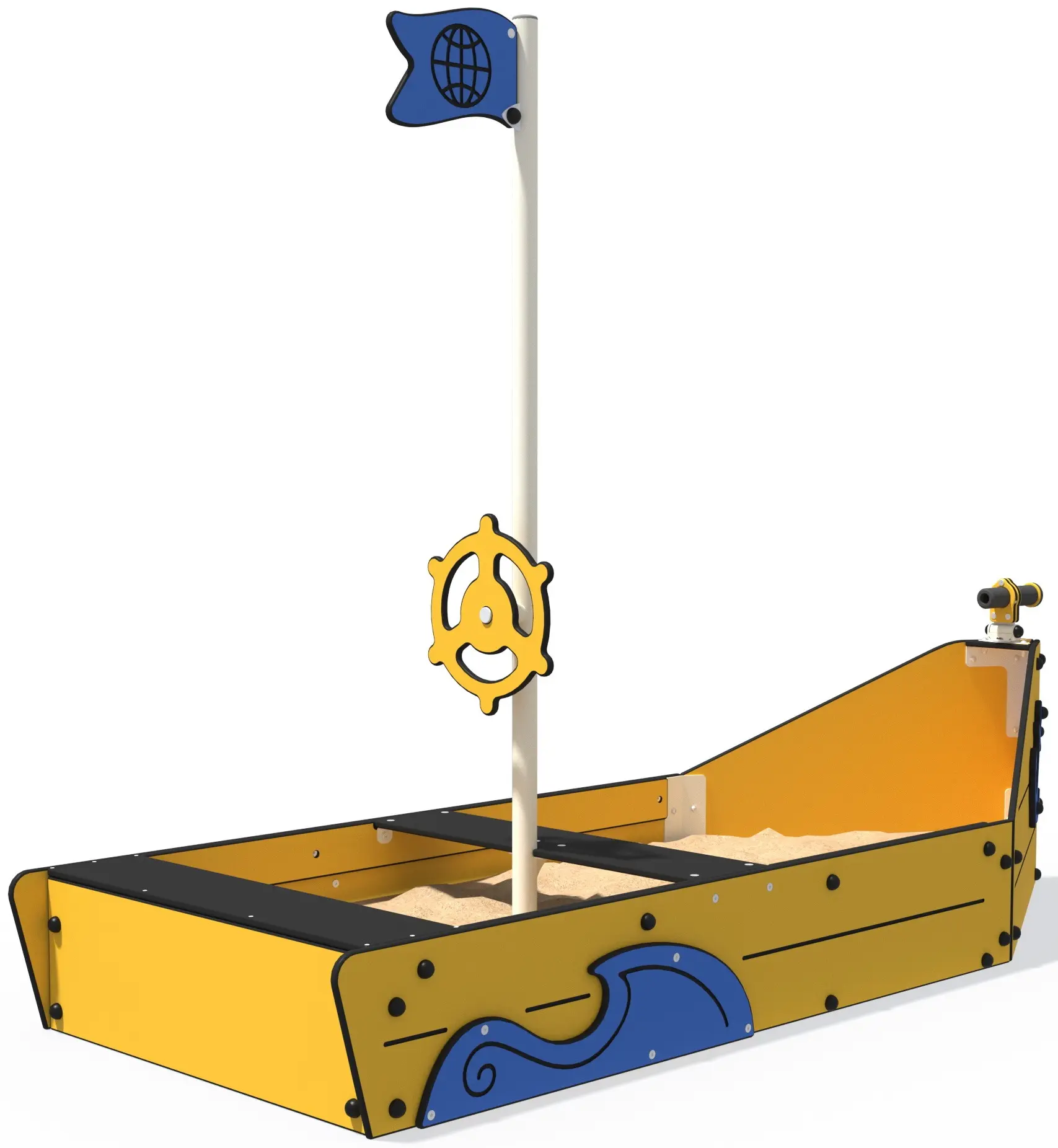 Песочница InterAtletika LK315 (Yellow/Blue) - 2