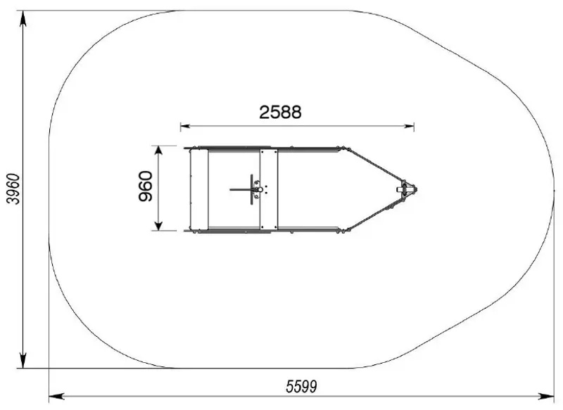 Песочница InterAtletika LK315 (Yellow/Blue) - 3