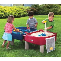 Centru de joaca nisipiera-masa cu vas pentru apa Little Tikes LT-451T (Red/Blue) Thumb