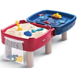 Centru de joaca nisipiera-masa cu vas pentru apa Little Tikes LT-451T (Red/Blue)