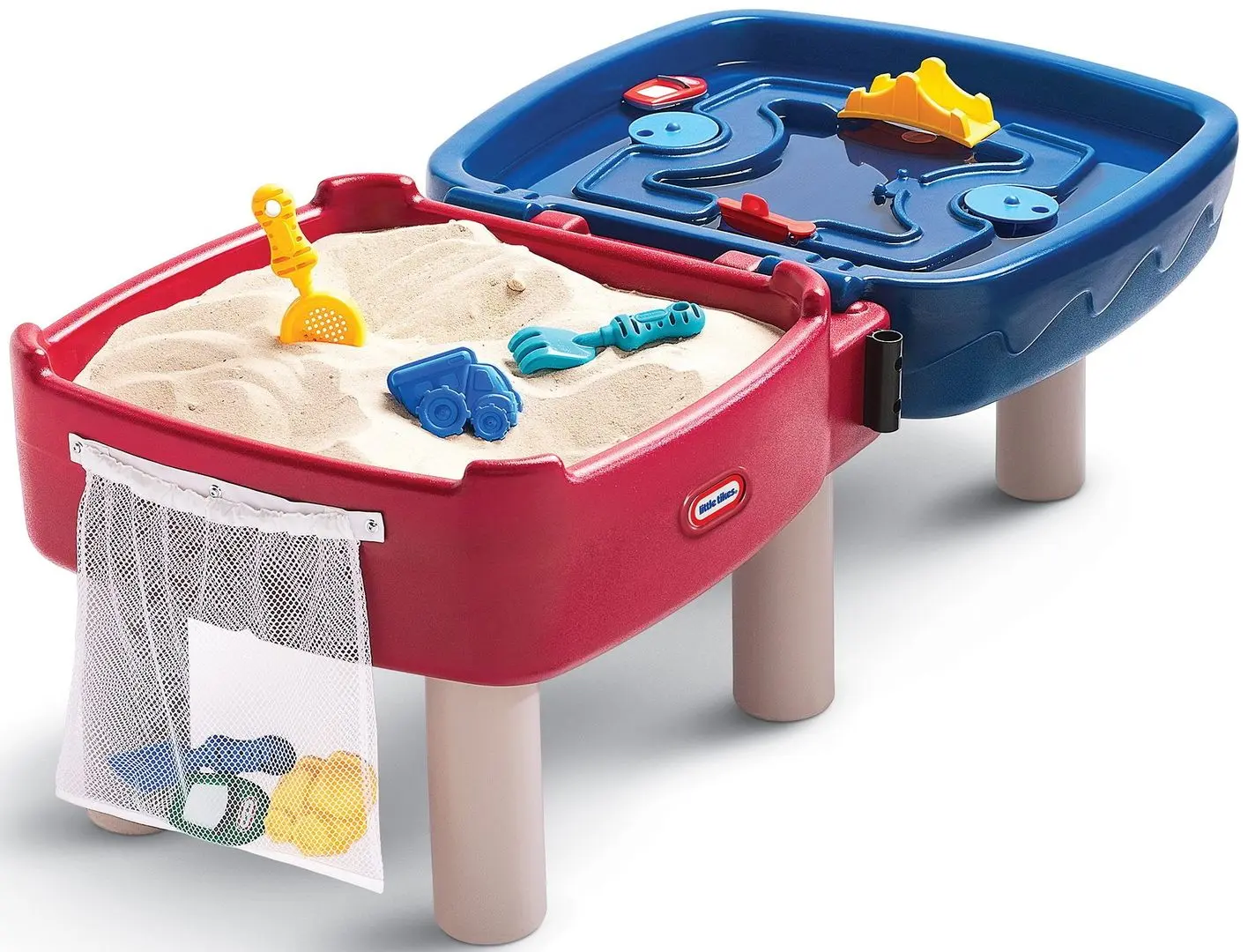 Centru de joaca nisipiera-masa cu vas pentru apa Little Tikes LT-451T (Red/Blue)