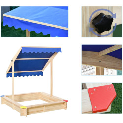 Nisipiera Outsunny 343-035 (Natural) Thumb