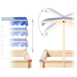 Nisipiera Outsunny 343-035 (Natural) Thumb